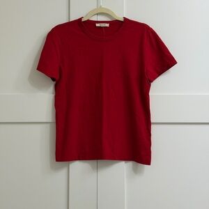 NWT Madewell The Perfect Crewneck Tee in Allday Jersey w/ flaw XS